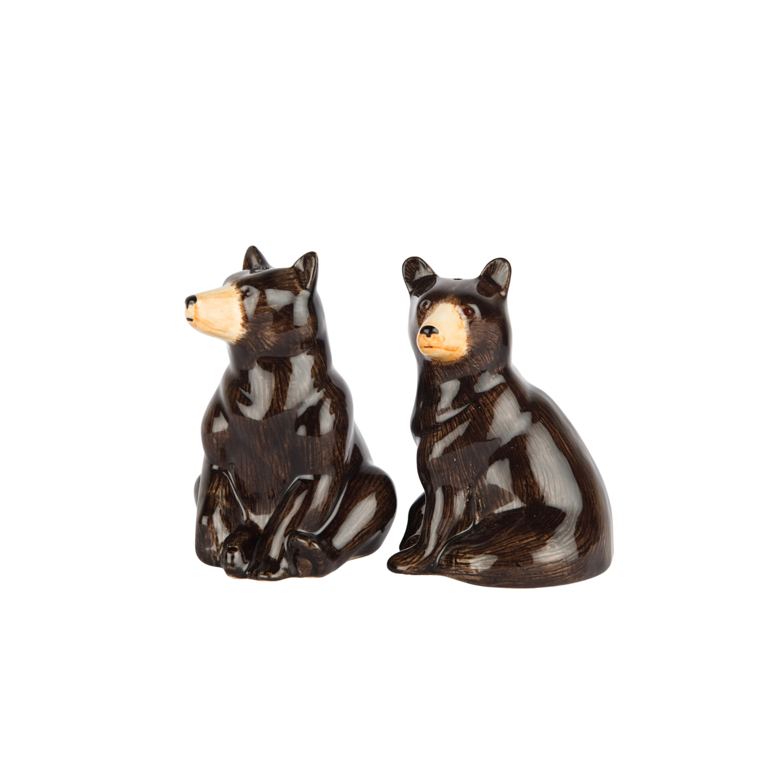 Black Bear salt and pepper shaker